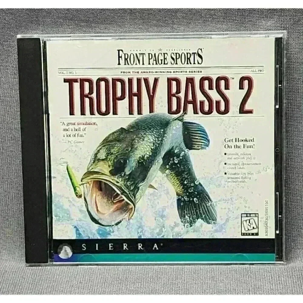 Vintage PC Games Lot of 5 Fury 3, D!Zone, Trophy Bass 2, Emergency Room Code Red